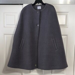 Dudley Stephens Gray Fleece Cape